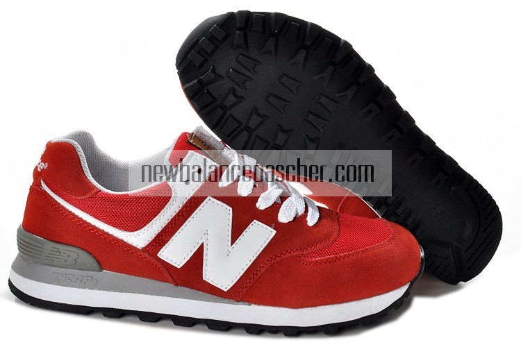 new balance ml574 rouge