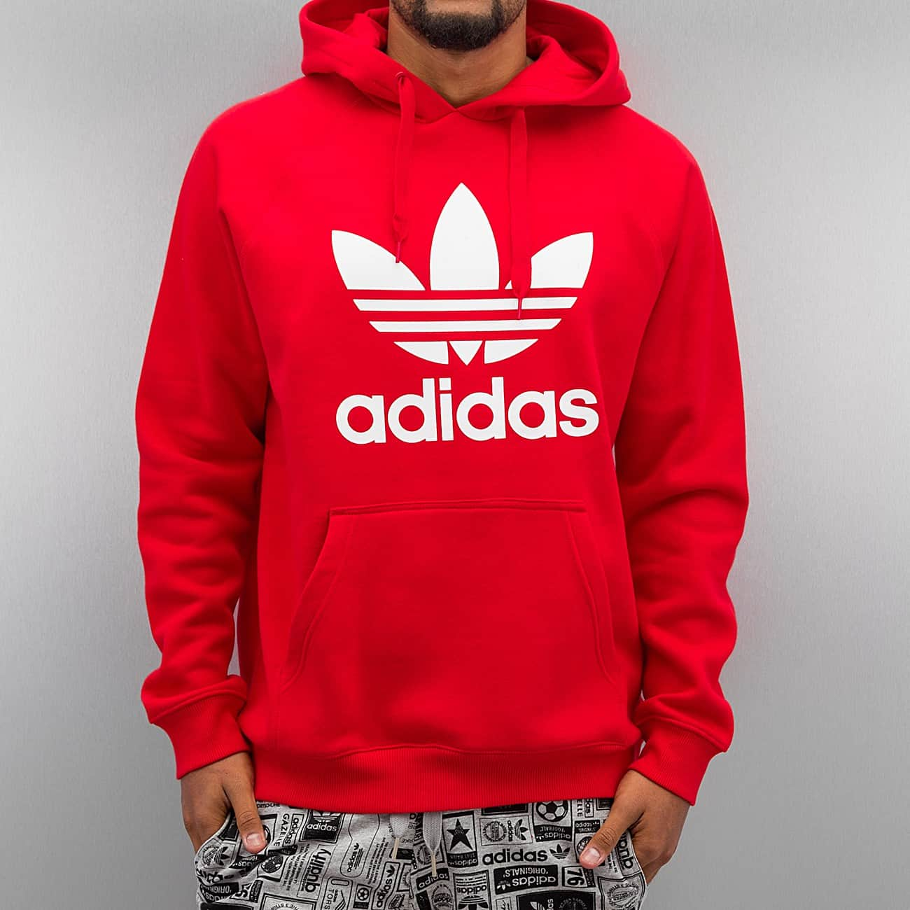 sweat adidas original rouge